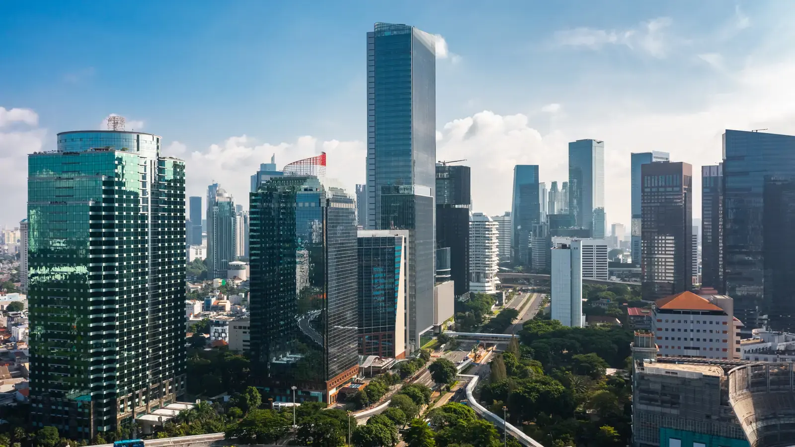 Jakarta city skyline